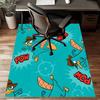 1pc P-Phineas and Ferb Design Printed Area Rug Carpet for Bedroom Living Room Home Decor Rugs Mat Non Slip Mat Rug for Bedside