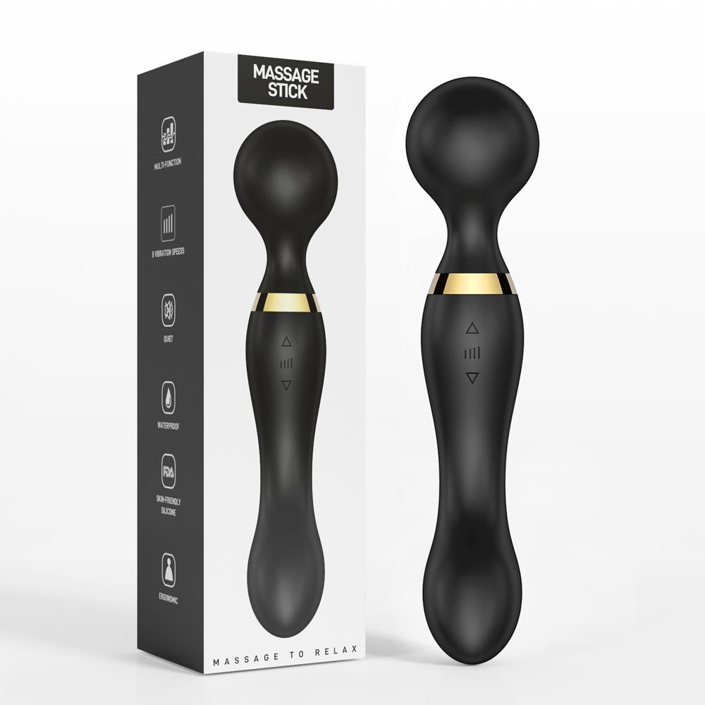 AV Zauberstab Massage G-punkt Vibrator Klitorisstimulator Weibliche Masturbation Dildos Vibrator für Frauen Wiederaufladbar