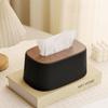 Smooth Tissue Box with Lid Large Opening Facial Tissue Holder Desktop Tissue Dispenser  Office