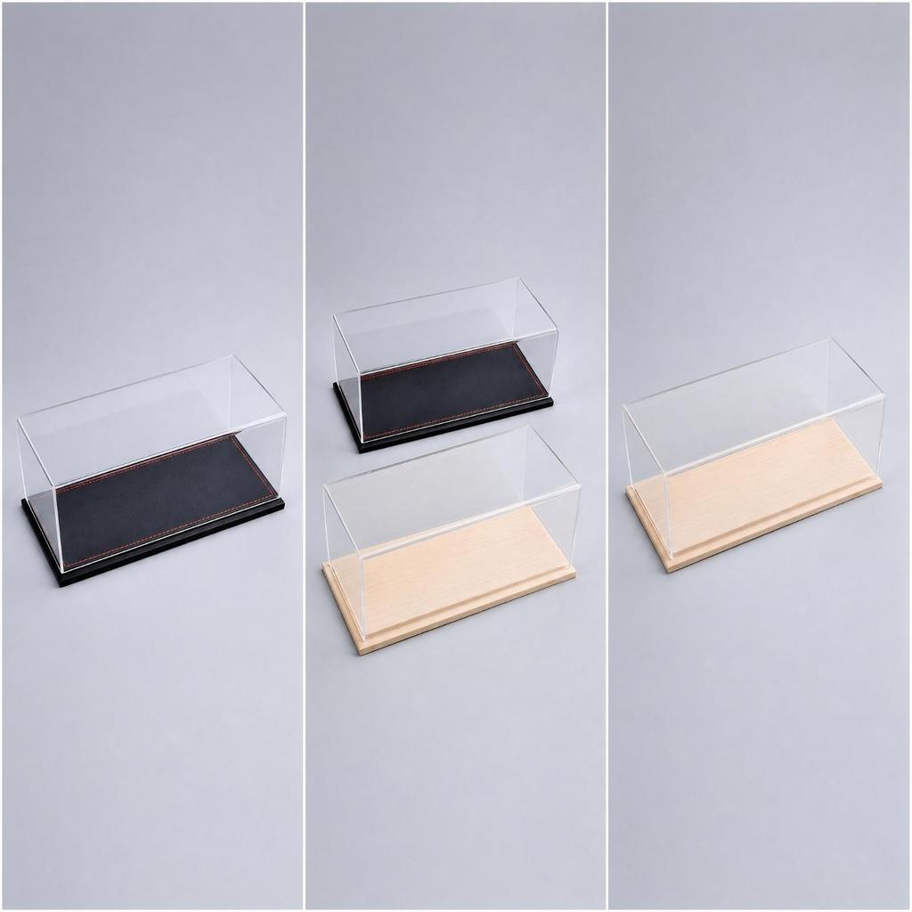 Display Case Transparent 1:24 Scale Model Car Tabletop