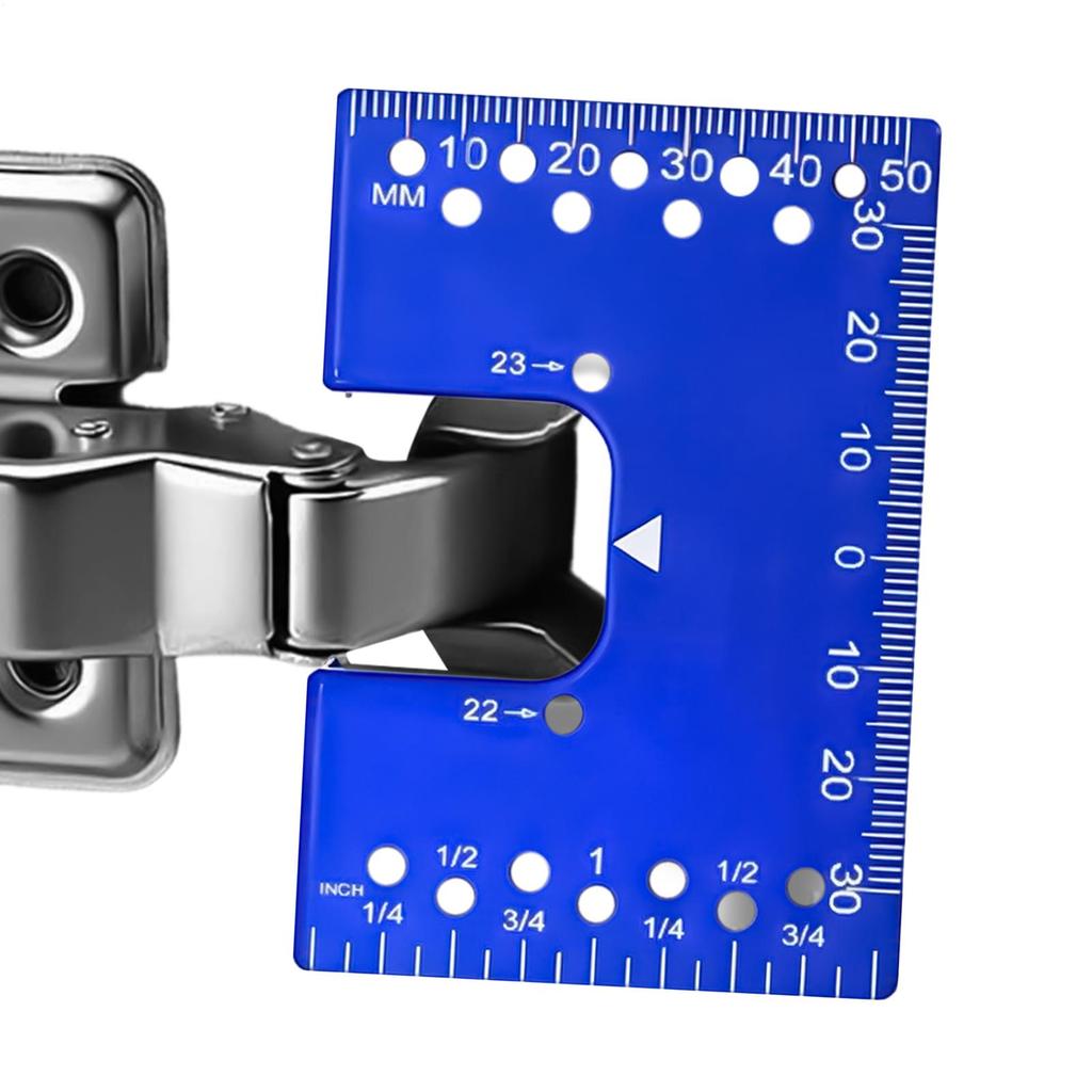 2pcs Magnetic Woodworking Hinge Mounting Fixing Tool Door Panel Gap Piece Cabinet Hinge Installation Fixed Plate Limit Spacer