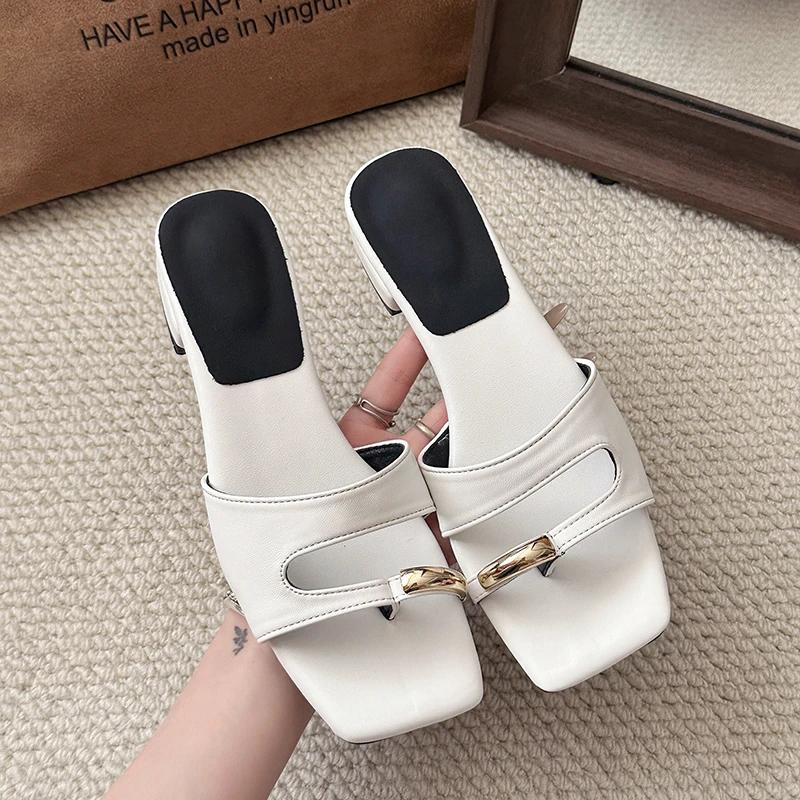 Fashion Red Women's Slippers 2025 Summer New Fashion Platform Roman Sandals Women Casual Beach Outdoor Slippers Women Flip Flops