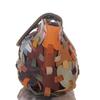 Stylish Women's Shopper Made of Genuine Leather In Patchwork Design