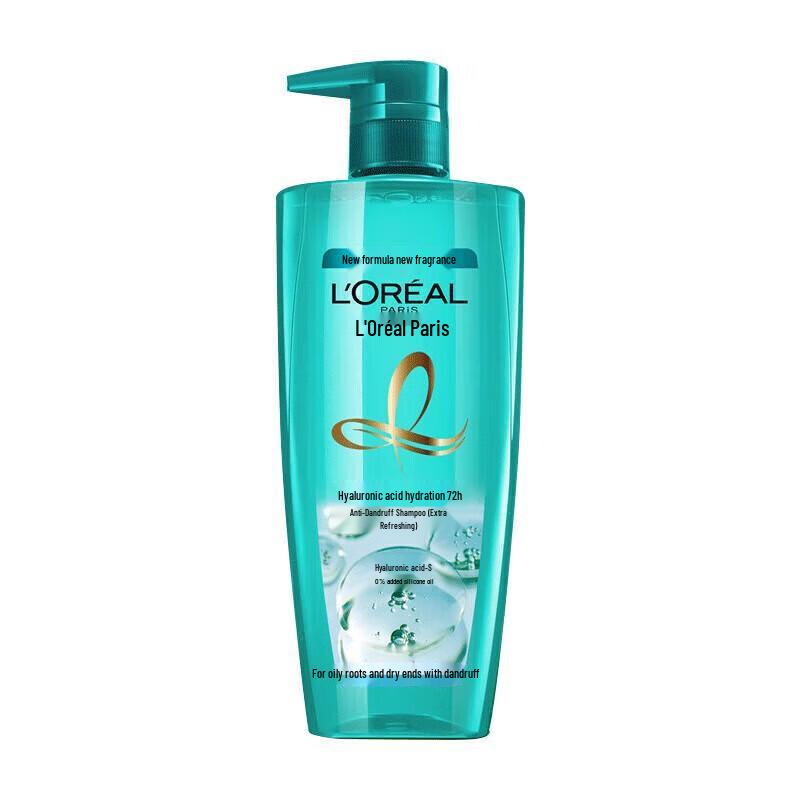 Шампунь L Oréal Hyaluronic против перхоти, экстракт чайного дерева