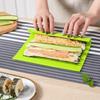 2pcs Bamboo Pattern Hand Roll Mat Easy To Clean Sushi Curtain Rolling Mat 8.6x7.8Inch for Kitchen Gadgets Cooking Accessories