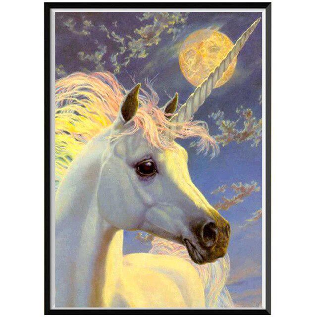 

Полный 5D алмазная живопись лошадь и тигр DIY Алмазная вышивка Алмазная мозаика наборы крестиков домашний декор подарок Square 20x30cm