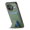 For Xiaomi Poco F7 Pro 5G/Xiaomi Redmi K80 5G Case Card Holder Carbon Fiber Texture Leather Coated TPU Phone Cover