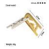 Intelligence Puzzle Zinc Alloy Disentanglement Rings - Unlock Nine Linked Rings Kongming Luban Lock Educational Toy