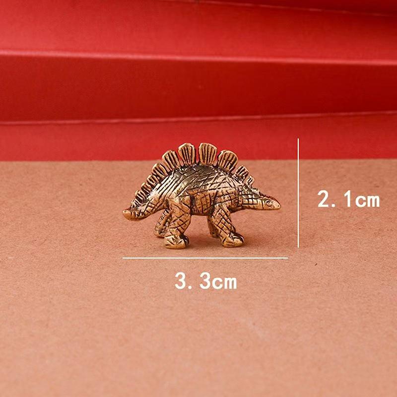 11 Kinds, Brass Dinosaur Model Decoration Jurassic Tyrannosaurus Triceratops Ankylosaurus Modeling Metal Crafts Decoration