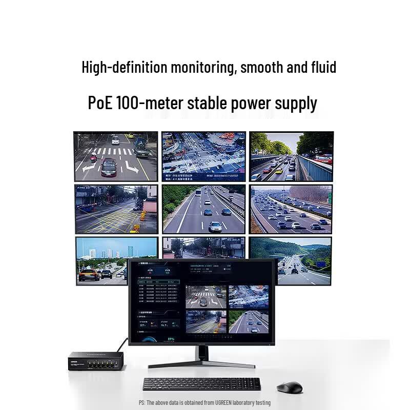 UGREEN 6-Port Gigabit PoE Unmanaged Ethernet Switch
