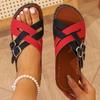 Fashion Women Slippers Lightweight Comfortable Wedge Sandals Open Toe Anti-Slip Slippers Casual Female Platform Retro Shoes Slides Women