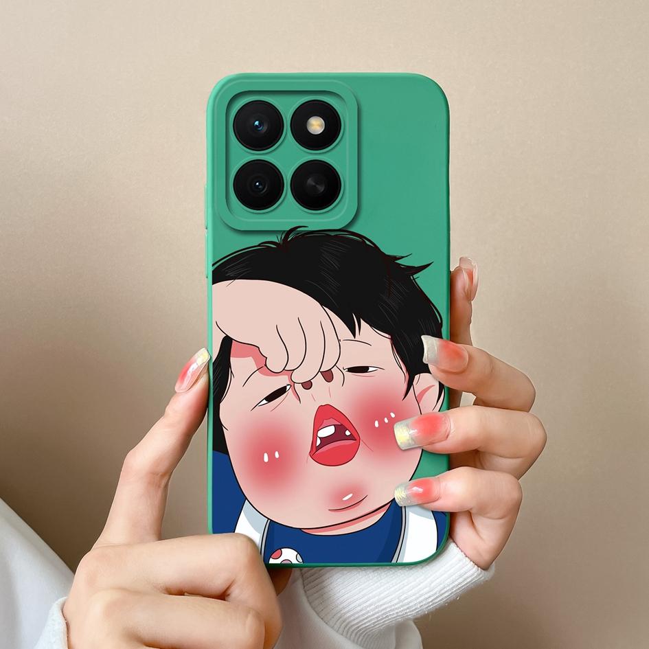 Hülle Für Huawei Honor X8c 7S 10i 20 20e 30 30S 50 50SE 60SE 70 Lite Pro Plus Hübsche Bunte Blume Flüssig Silikon Anti Rutsch Gehäuse Für Huawei Hülle