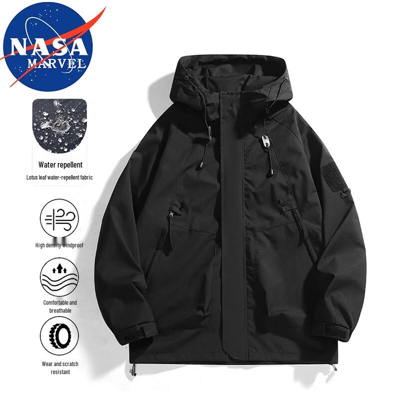 

NASA MARVEL Men s Hooded Casual Jacket 3XL