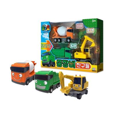 Little Bus Tayo New Heavy Equipment Friends Kids Toy