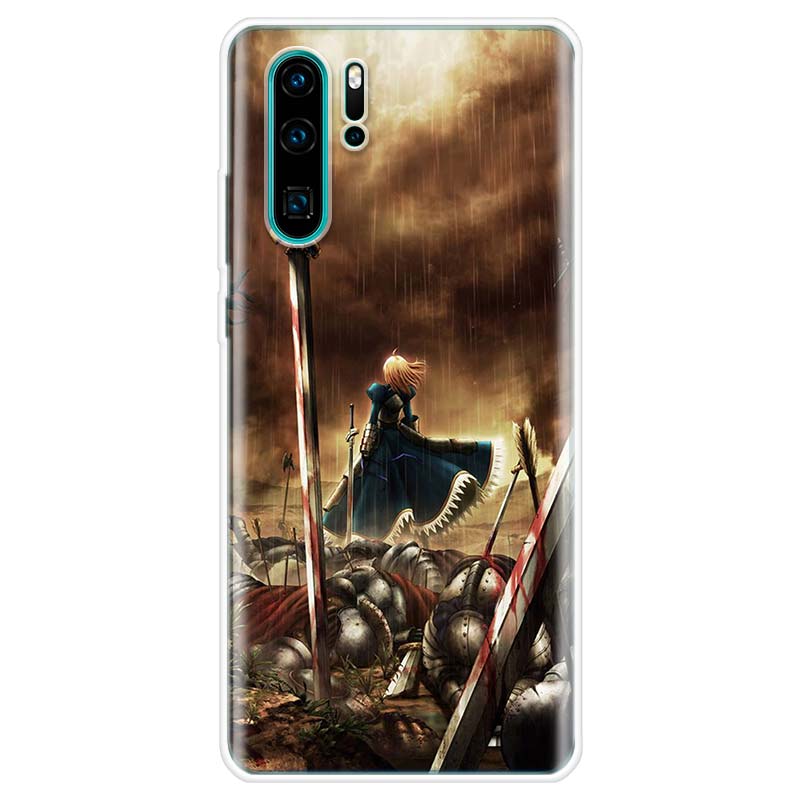 

Чехол для телефона Anime Fate Zero Stay Night Saber для Huawei Y5 Y6 Y7 Y9S P Smart Z 2019 Honor 10 Lite 9 20 9X 8S 8X 8A Pro 7A Honor 20 Pro