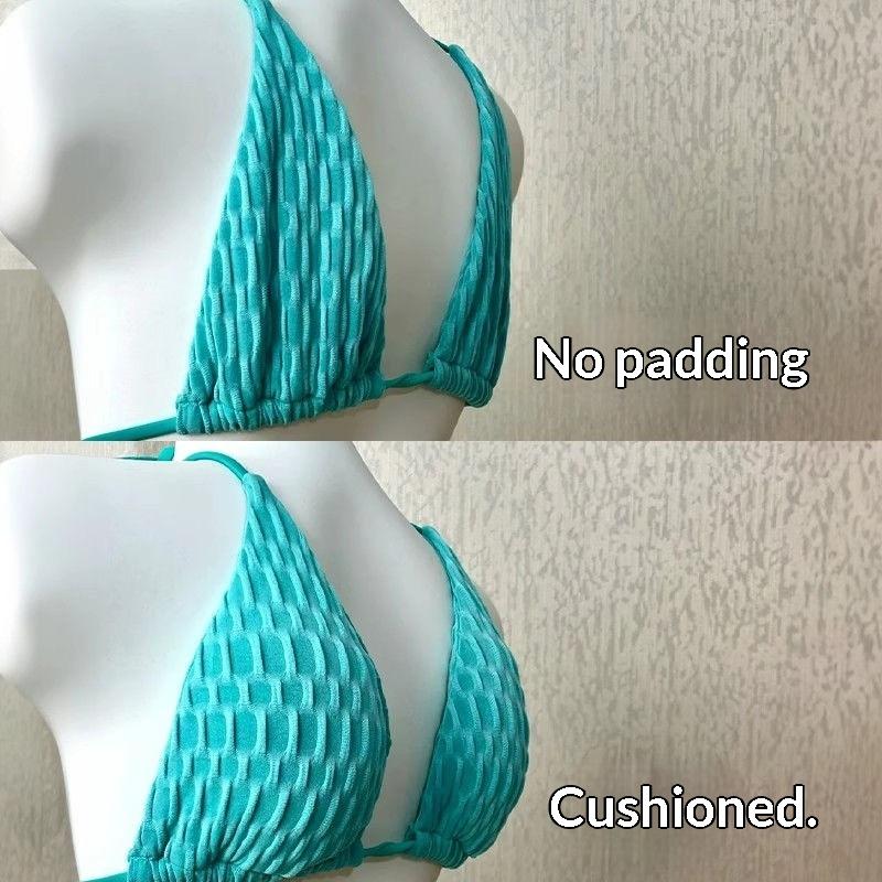 2Pcs Chest Sticky Bra For Bikini Thicken Sponge Bra Pads Breast Push Up Silicone Removeable Inserts Swimsuit Invisible Bra