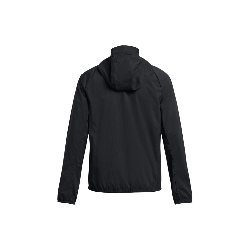 Under Armour Logo Print Breathable Hooded Long Sleeve Jacket Women Jacket Black 1381881-001