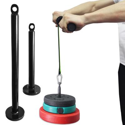 Steel Fixed Bracket Loading Pin Pulley Cable Dumbbell Rack Gym Fitness Barbell Weight Plate Barbell Plate Weight Tray