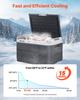 12 Volt Car Refrigerator, 40L Car Fridge, Portable Electric Cooler with -20 to 20 Adjustable Temperature, 12/24V DC and 100- 240V AC Compressor