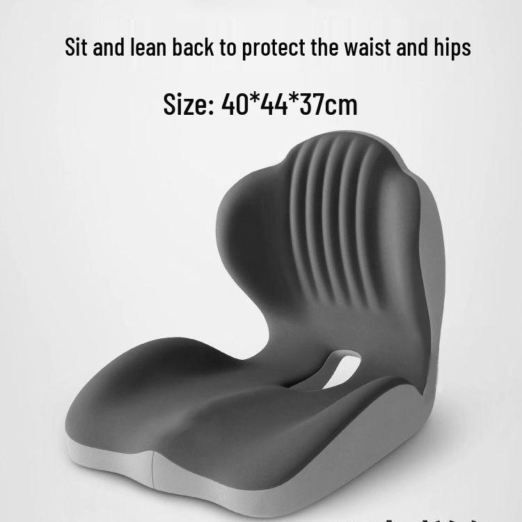 Extra Thick Lumbar Support Cushion - Ideal for Office Chairs and Cars, Relieves Discomfort from Extended Sitting