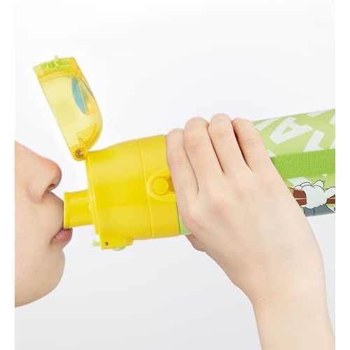 Skater Children's Water Bottle, Direct Drinking, 470ml, Tom & Jerry Design, EAT, for Boys and Girls, Insulated, Stainless Steel, Lightweight, Sports B