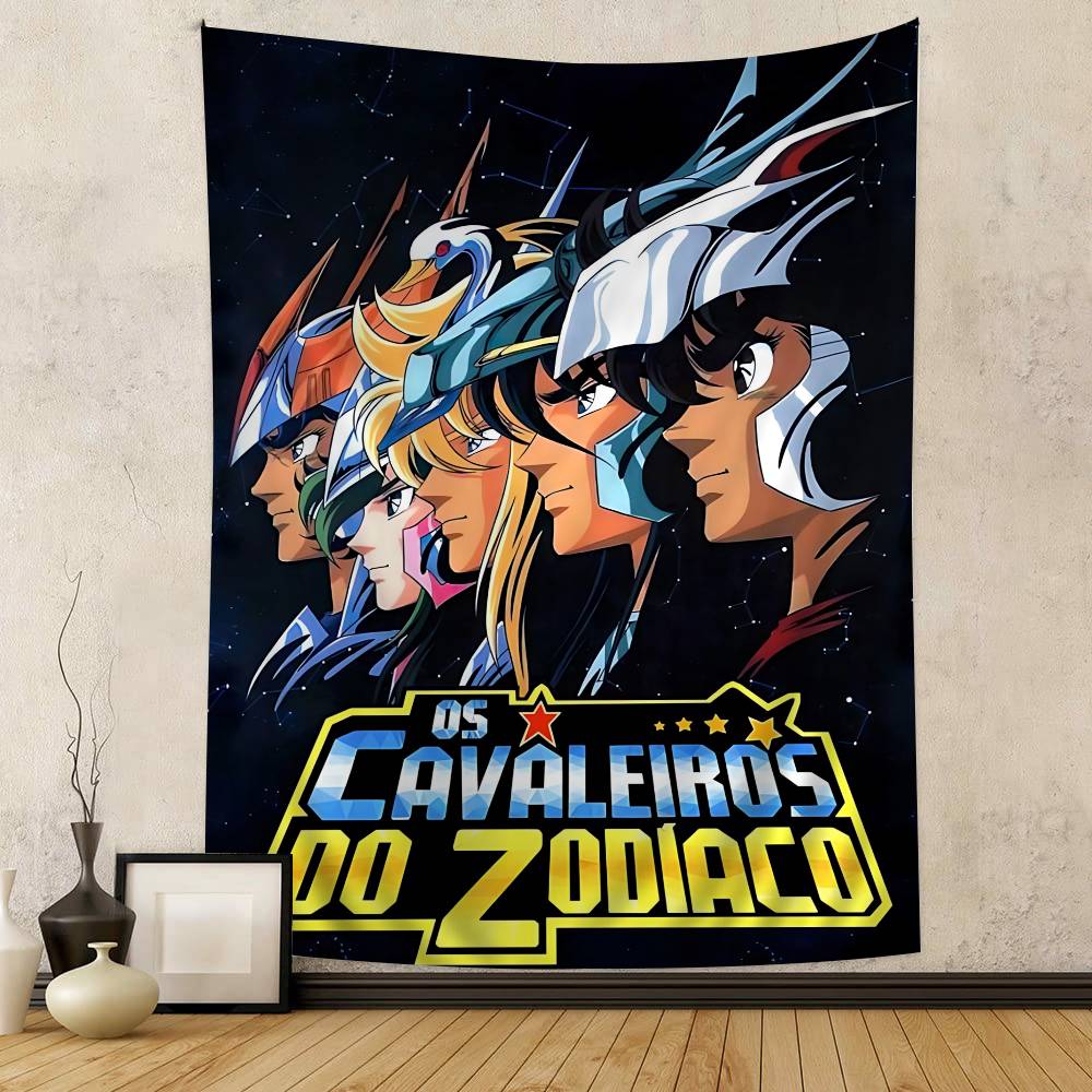 Greek Mythology Anime S-Saint S-Seiya Cartoon Tapestry Art Science Fiction Room Home Decor Wall Hanging Sheets