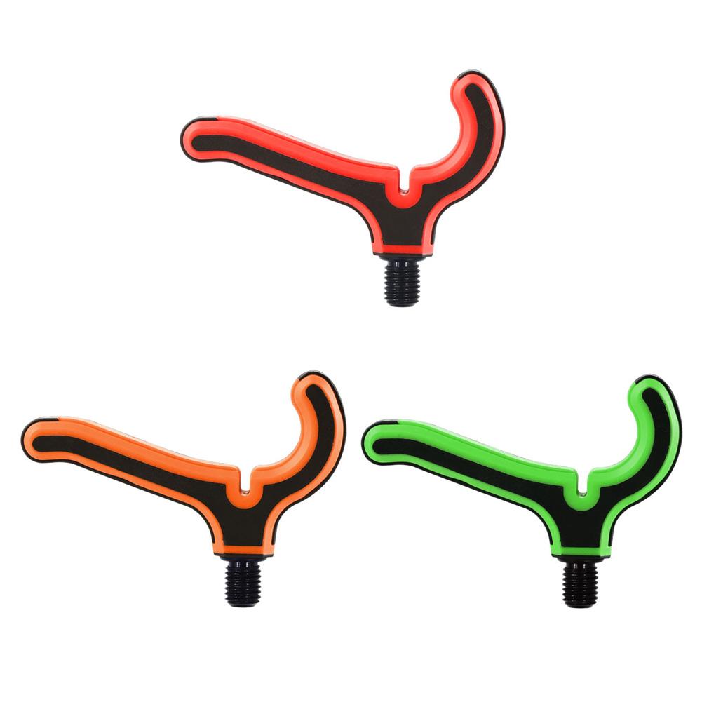 Carp Fishing Rod Rest Head 3/8inch Thread Fishing Rod Holder Feeder Rod Rest Head Fishing Accessories