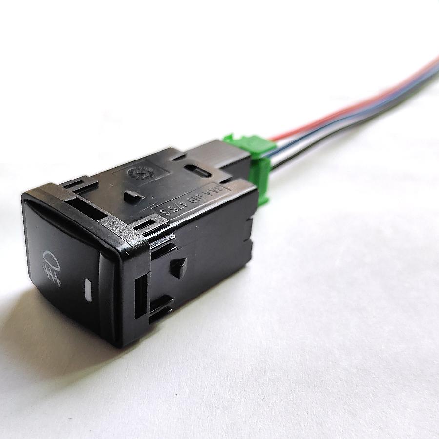 NHAUTP 1Pcs 3-Wires ON-OFF Front Fog Light Switch Button For Nissan X-Trail Qashqai J11 2013-2021 Elgrand Juke Leaf Sentra 12V Relays 5