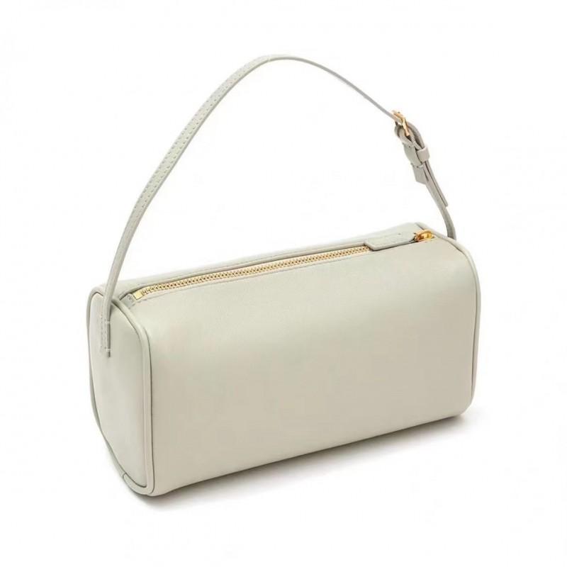 High-Quality Leather Cylinder Crossbody Bag 2026 Fall Small Shoulder Women