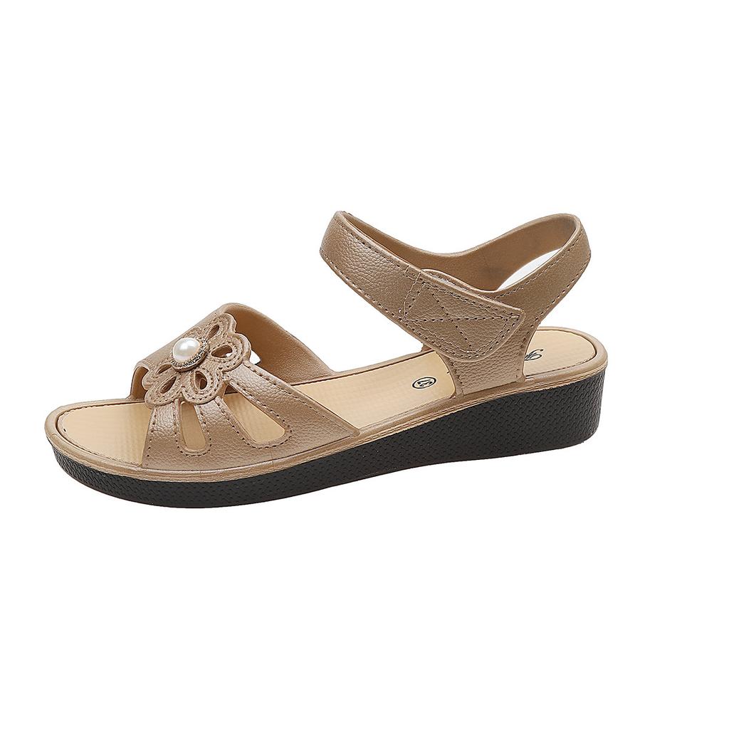 Freizeitschuhe, Sommerschuhe für Damen, Sandalen, Rutschfeste Schuhe, Atmungsaktiv und Leicht, Verschleißfeste Hausschuhe