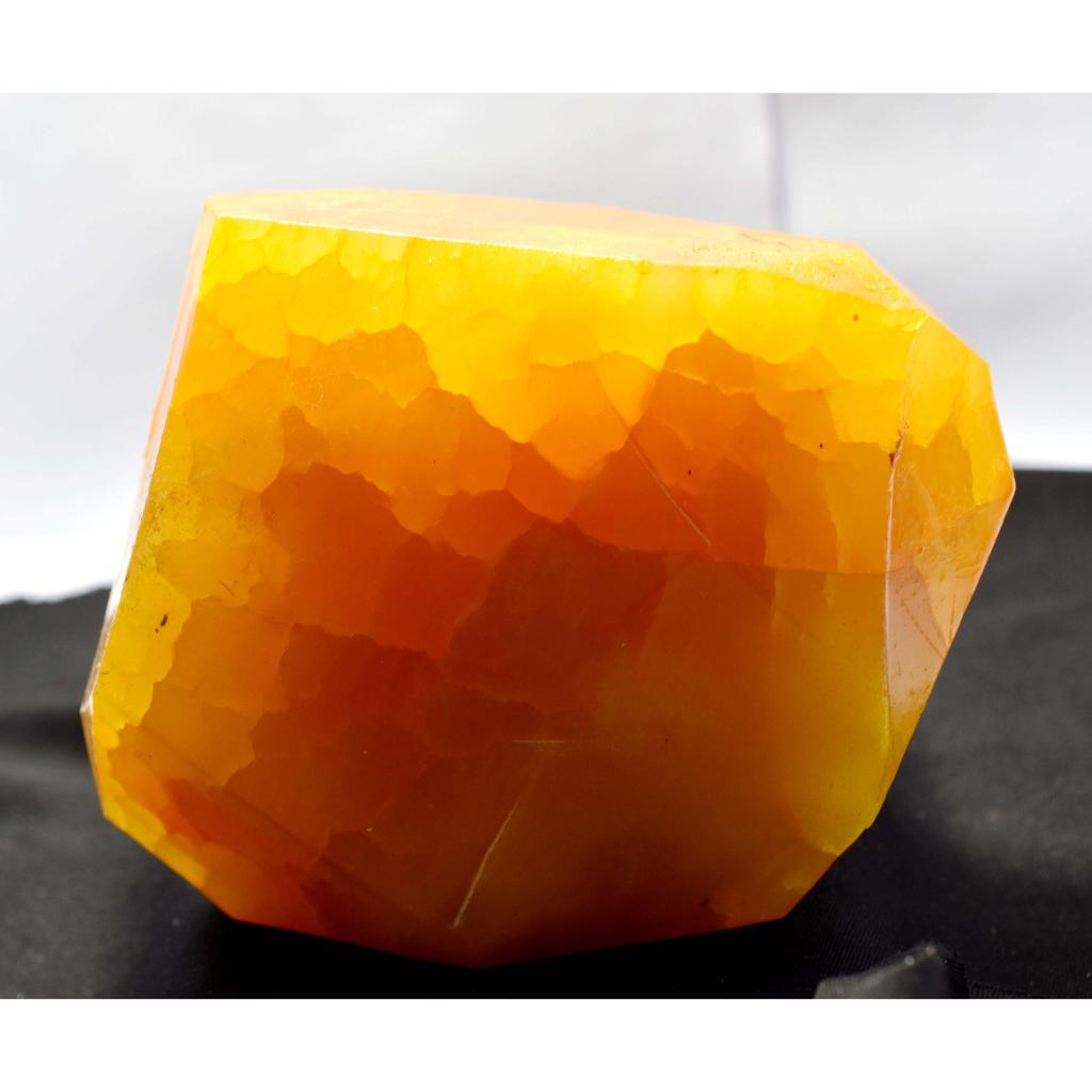 3066.75 Carat NATURAL Sapphire HUGE ROUGH Earth Mined CERTIFIED Yellow Gemstone.