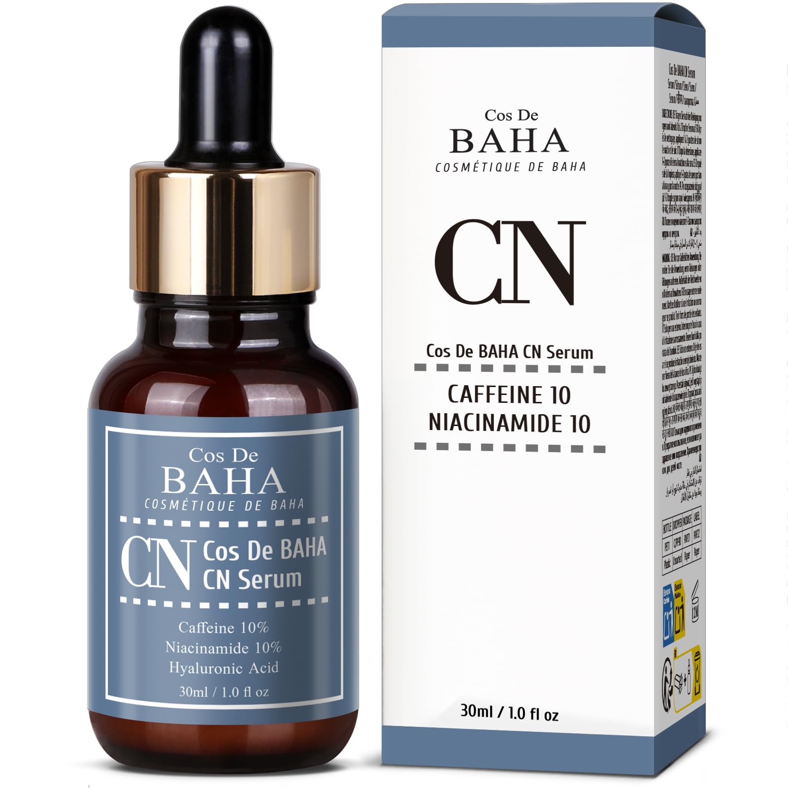 

COS DE BAHA CN Caffeine Serum Serum Caffeine Niacinamide 10% 10%