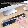 V-111 Computer Spker USB Wired Powerful  Bar Stereo Subwoofer Bass Spker Surround Sound Box for PC Laptop Phone Tablet MP3 MP4