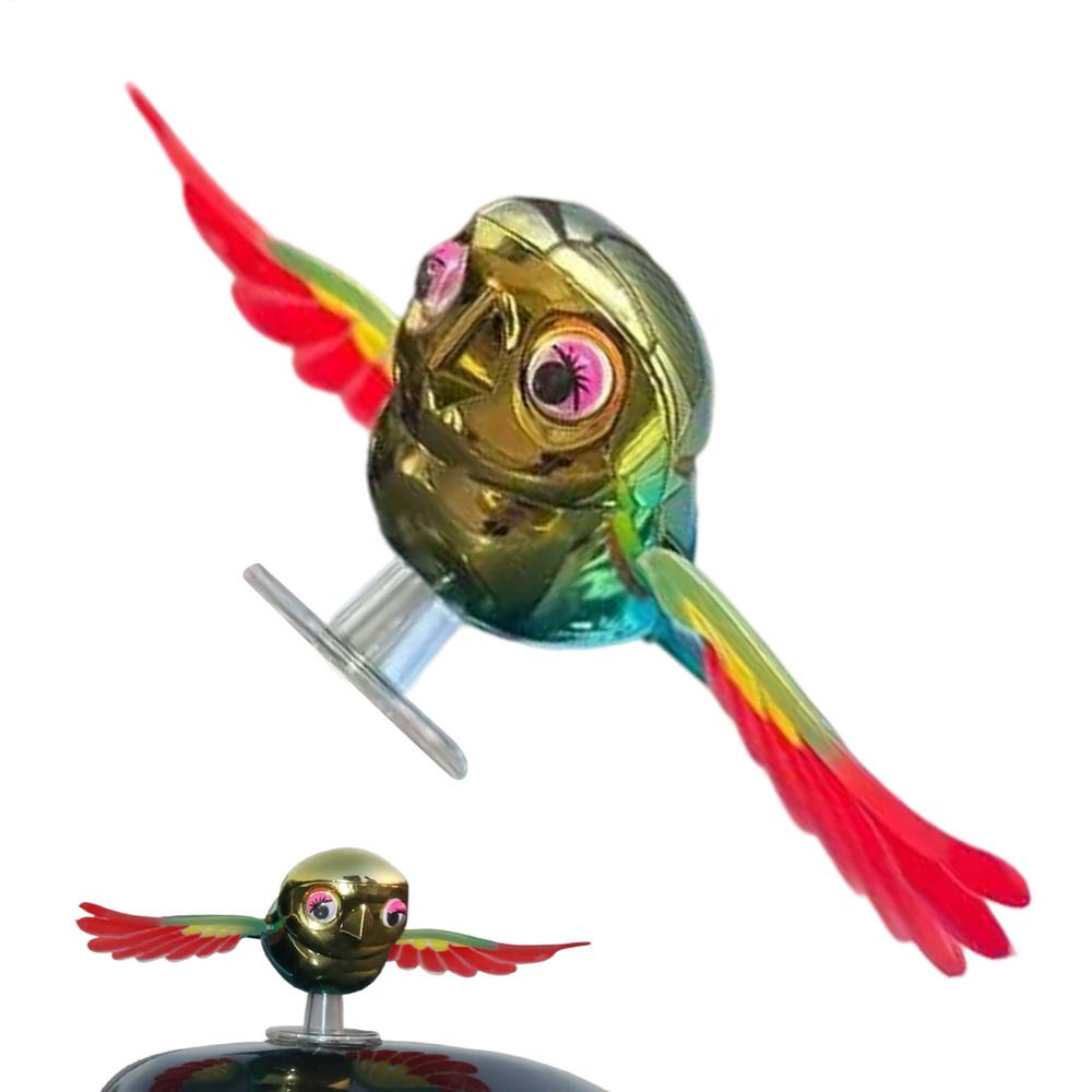 Helmet Decoration Dynamic Realistic Weatherproof Bird Car Side Rearview Mirror Decorations For Women Riders Cyclist Commuting