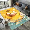 3D Cool P-Psyduck-S Cartoon Anime Carpet Rug Art for Room Decor Sofa Christmas Halloween Gifts Game Area Rug Non-slip Floor Mat