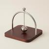 Square Napkin Holder Wooden Foundation and Steel Rounded Corners Table