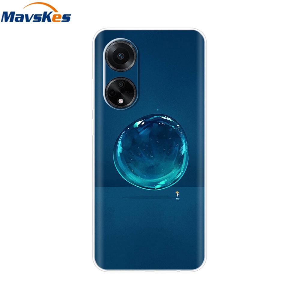 Phone Case For OPPO A98 5G Case CPH2529 Bumper Cute Cartoon Soft Silicone Back Cover for Oppo A98 5G A 98 OPPOa98 Fundas Coque