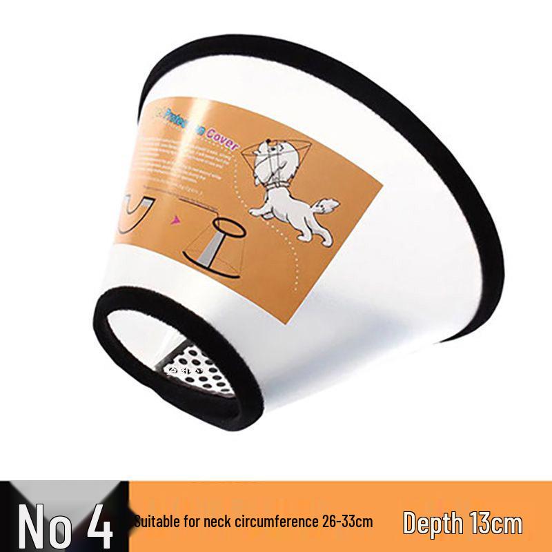 Elizabethan Pet Collar: Anti-Scratch, Anti-Bite Cone for Dogs & Cats. Neutering Protection & Injury Recovery Headgear.