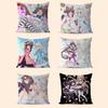 Anime N-Nekoparas Kissenbezug 30x50 Polyester Sofakissen Dekorative Wurfkissen Heimdekoration Kissenbezug