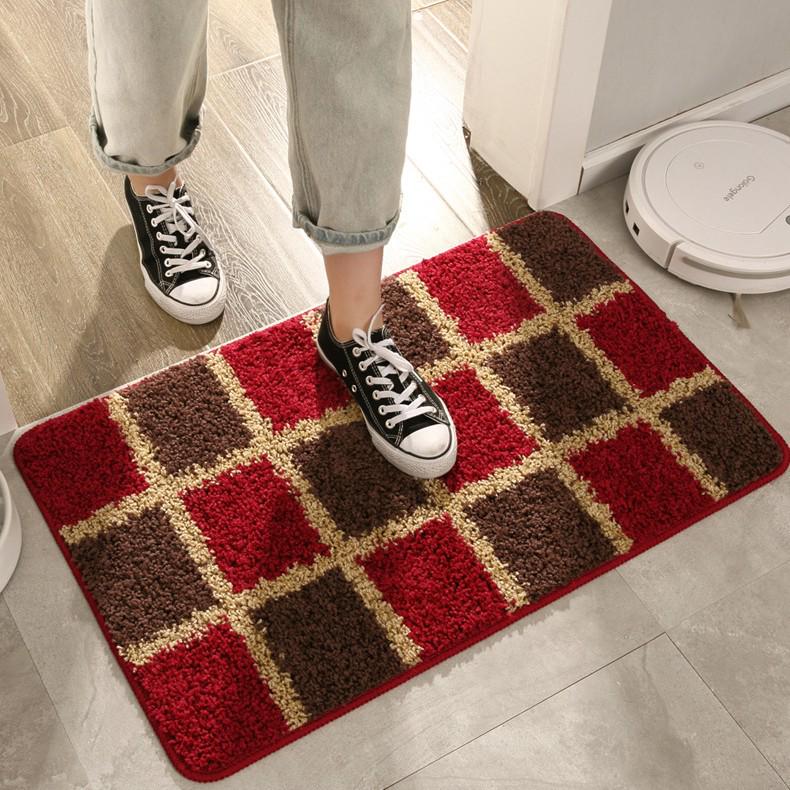 Chinese Style Non-Slip Floor Mat: Water-Absorbing Rug for Entrance, Bathroom, Bedroom, Toilet, and Kitchen