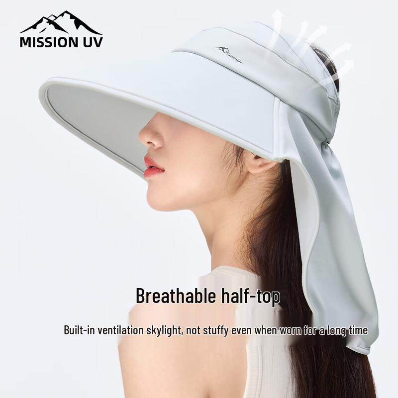 MISSION Women's Wide Brim Open-Top UV Sun Hat