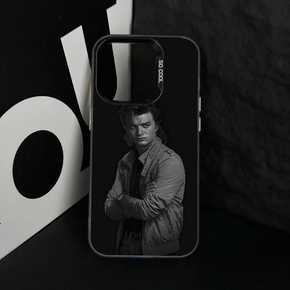 J-Joe K-Keery Actor Phone Case For iPhone 17,16,15,14,13,12,11 Plus,Pro Max,XS,Colorful Silver Black Cover