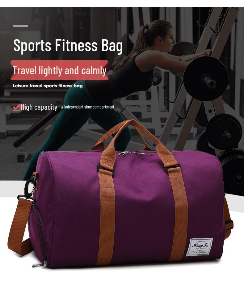 Oxford Cloth Large Capacity Travel & Sports Fitness Bag - Shoulder, Crossbody, Handbag, Carry-on, Storage