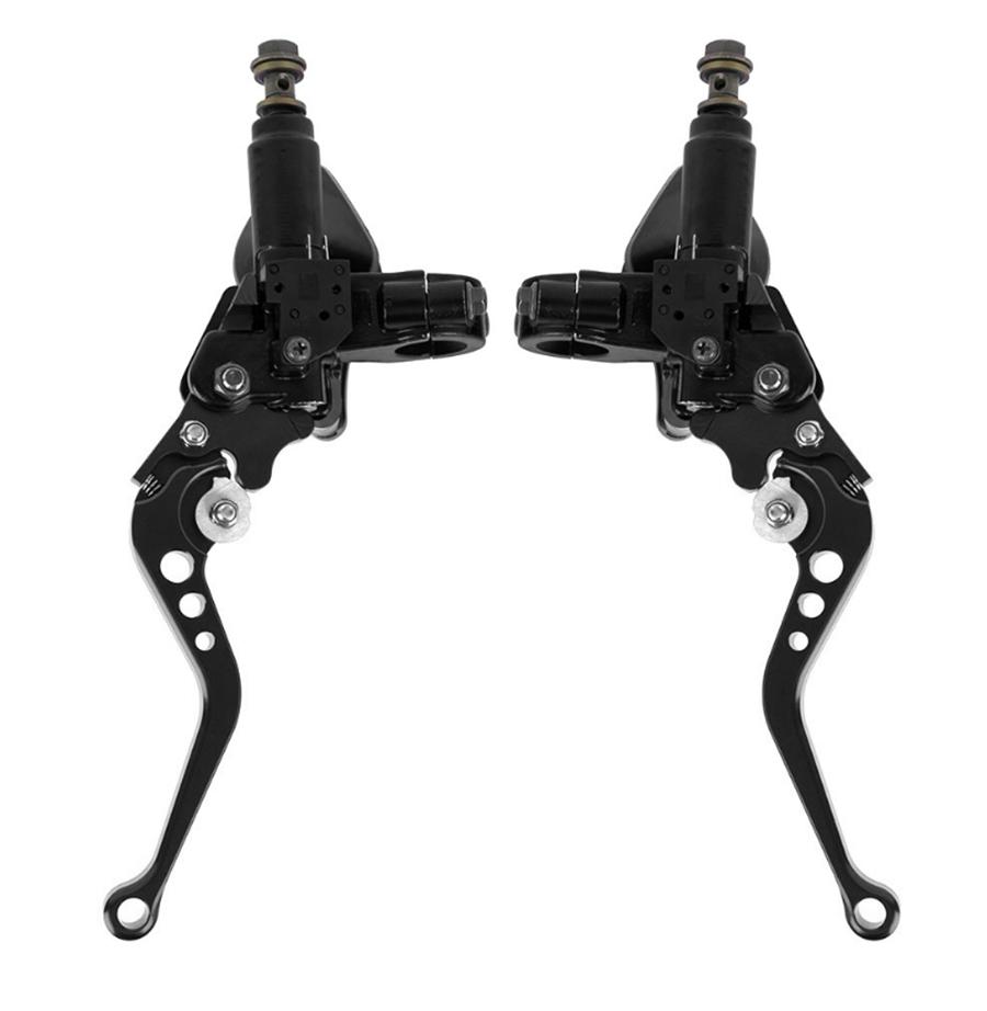 Cnc Aluminum 7/8  Motorcycle Hydraulic Brake Clutch Master Cylinder Reservoir Lever Black
