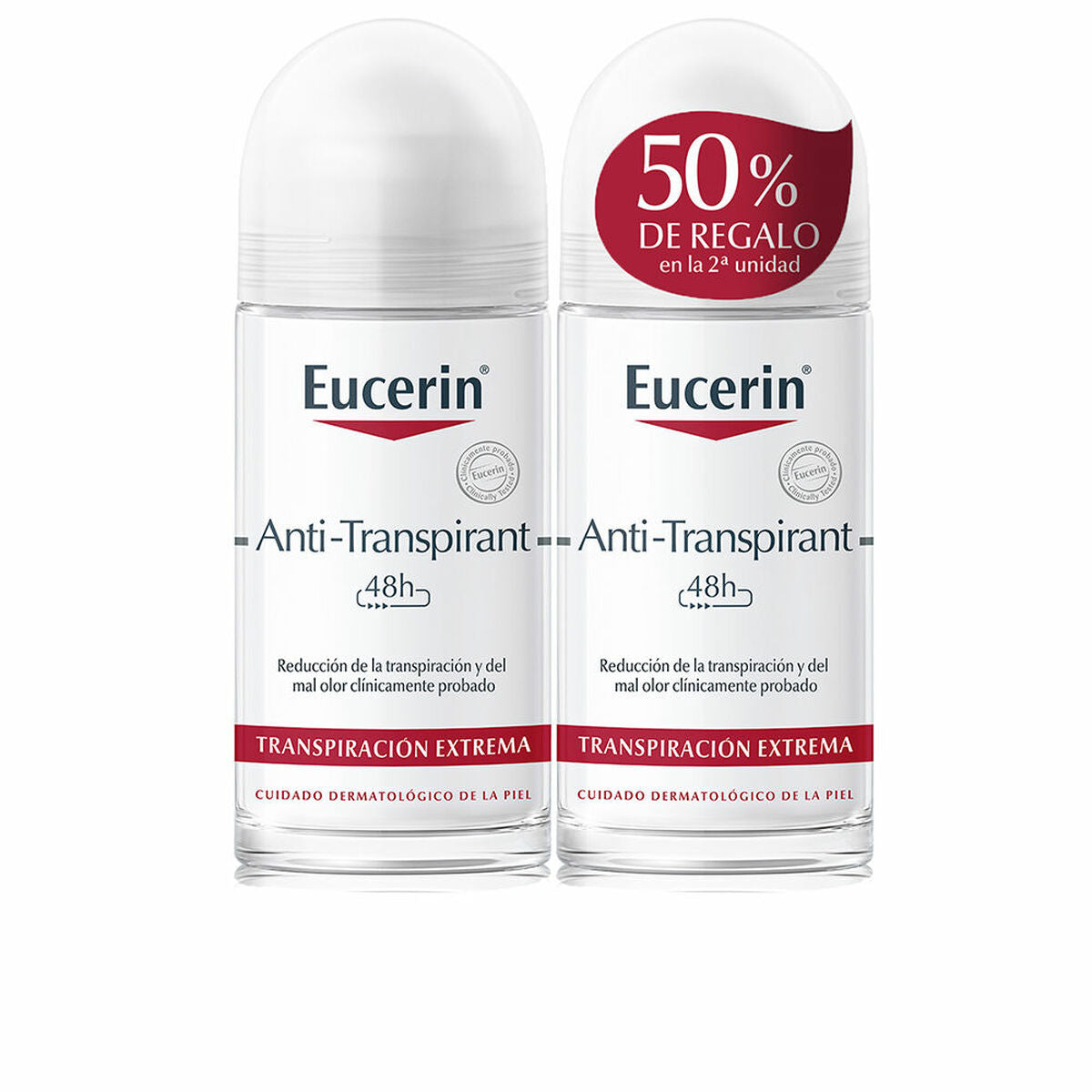 

Дезодорант Ролик Eucerin Транспирант Дезодорант Он Партия Антиперспирант 2 Единицы 50 мл