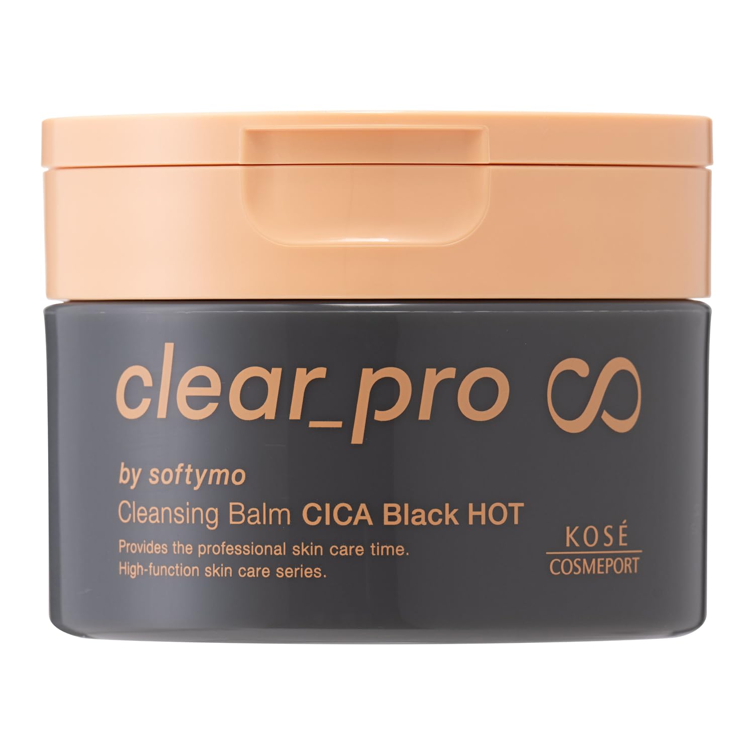 Softymo KOSE Clear Pro Cleansing Balm CICA Black Hot 90g (for blackheads and clogged pores)