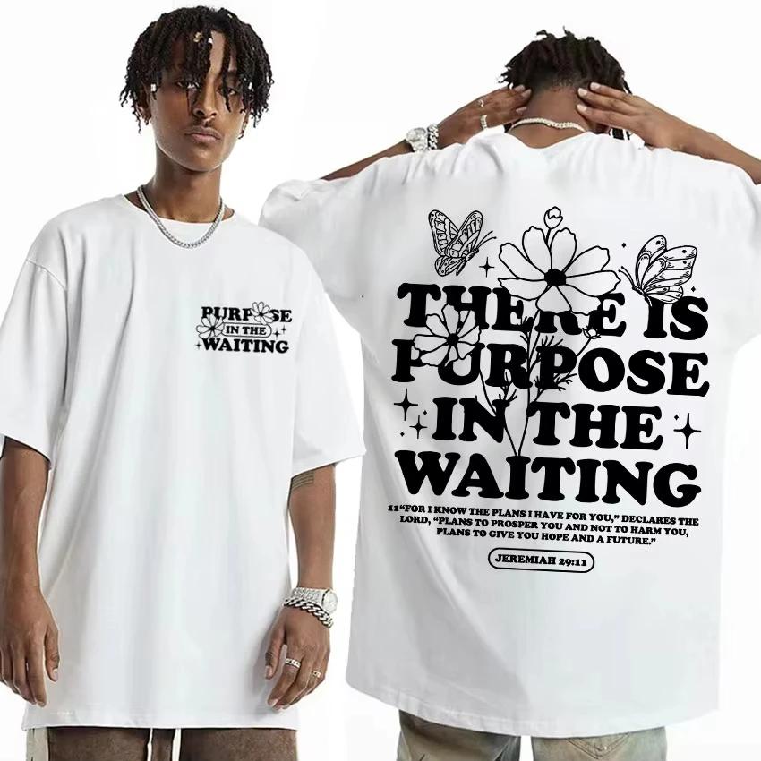 2025 Living Proof of A Loving God Letters Print T Shirts Women's Inspirational Christian Apparel T Shirt Men Oversized T-shirt