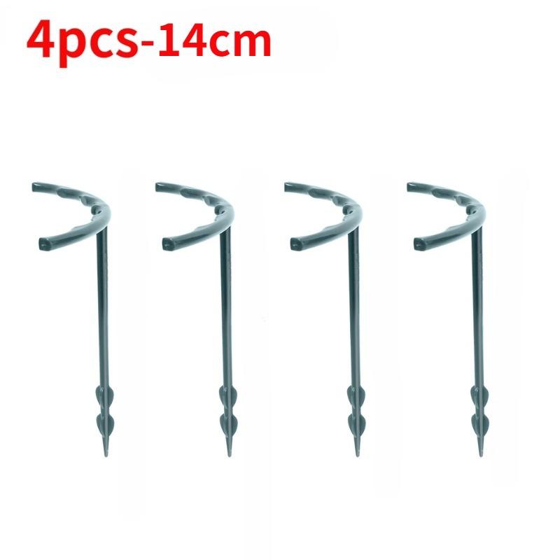 4/8/12PCS Garden Plant Support Cage Plie Flower Stand Holder Plastic Semicircle Greenhouse Orchard Fixing Rod Gardening Bonsai Tool