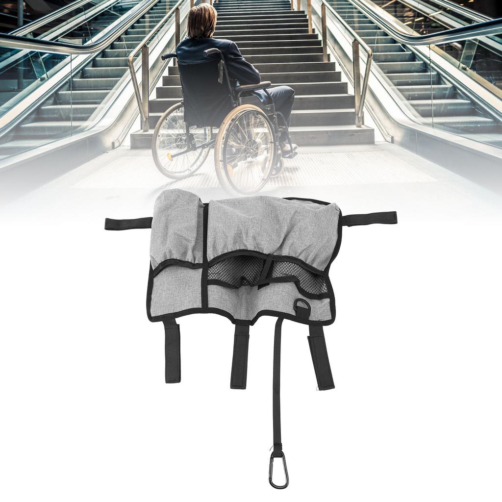 Walker Bag Wheelchair Pouch Oxford Fabric Multifunctional Multi   Safe Water Proof Storage Bag for Walker