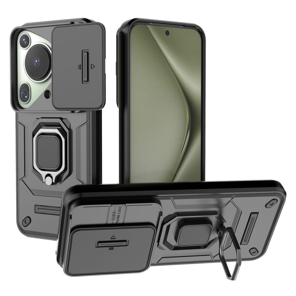For Huawei Pura 70 Ultra Case Kickstand Shockproof Rugged PC+TPU Phone Cover Camera Protection